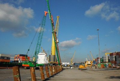 1.000 Tonnen Stahlrohre Für Den Dubliner Hafen!