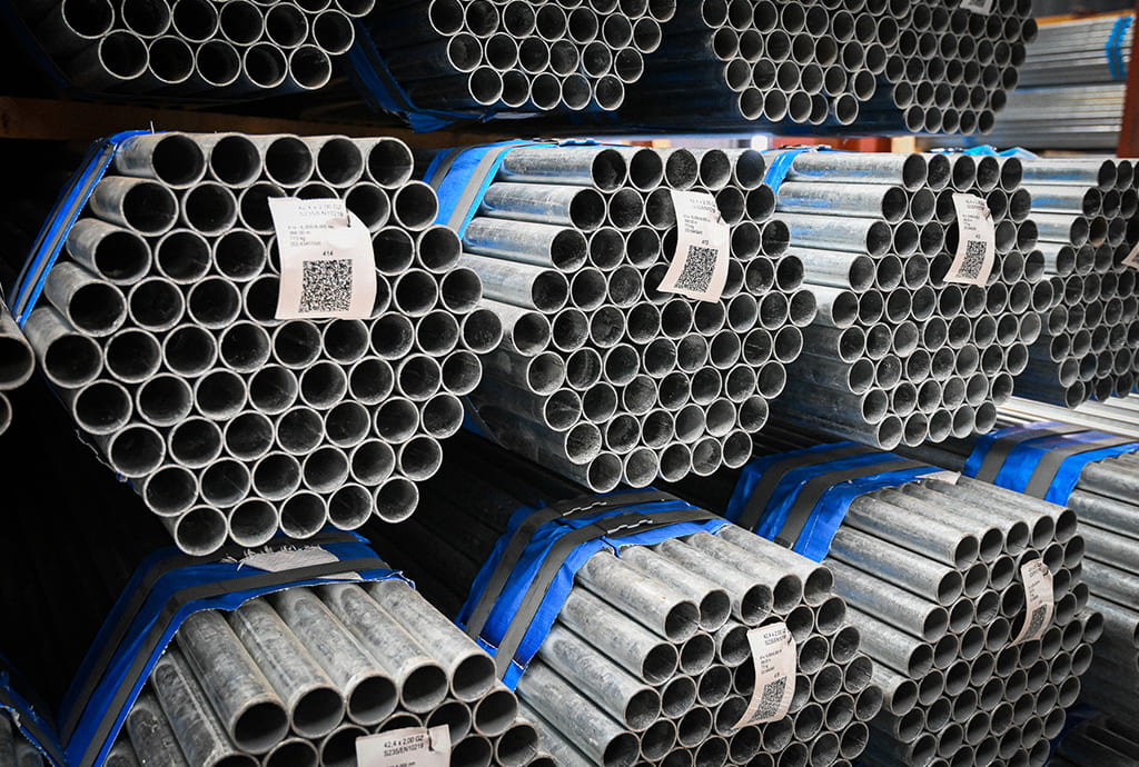 Hoekverbinder voor buis 42,4 x 2,0 mm vast RVS-304 mat geslepen model 0305