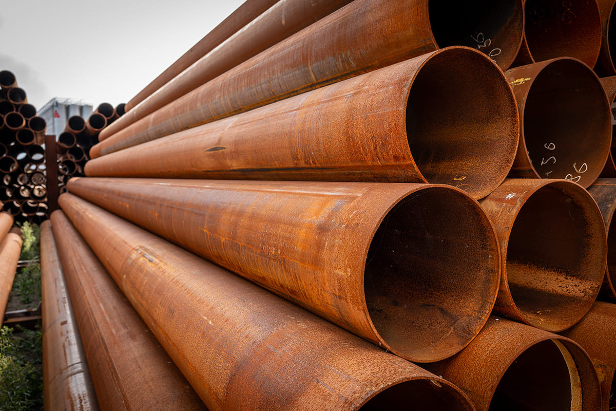 Fundamentpfahler - Stahl Ø 355,6 x 5,60 mm