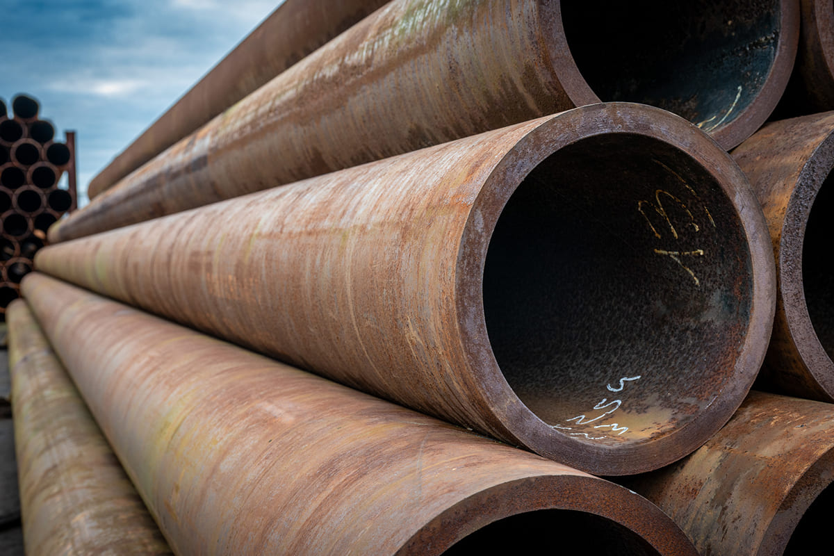 Nahtloses Rohr Ø 323,9 × 25,40 mm