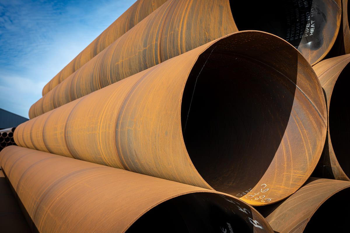 Spiralgeschweißtes Rohr Ø 813,0 x 6,30 millimeter